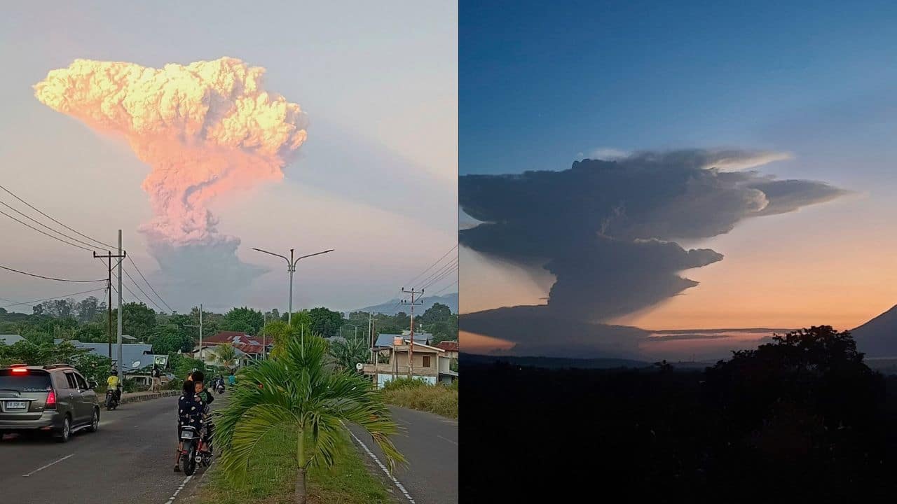 Indonesia volcano eruption spews 11-kilometre-high ash after Mount Lewotobi Laki Laki explodes – watch video