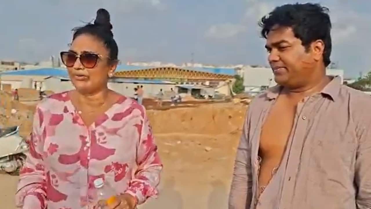 Telugu Actress Ramya Sri attacked amid tensions over plot ownership in FCI Colony