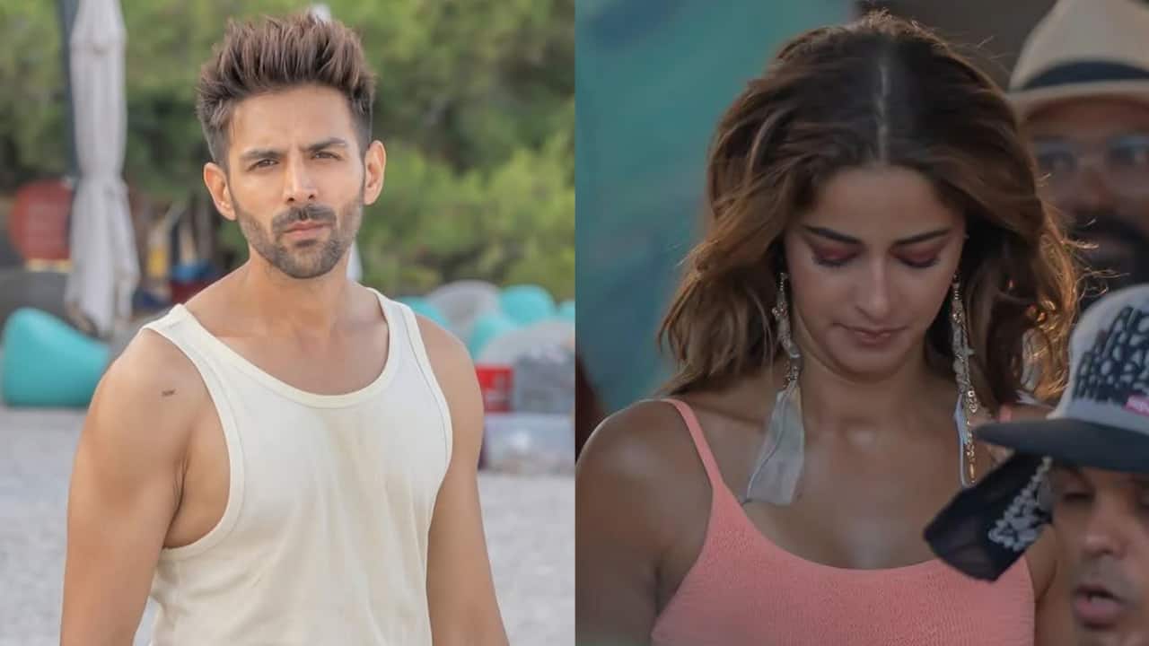 Ananya Panday and Kartik Aaryan get trolled for their 'fake tan' look for Tu Meri Main Tera Main Tera Tu Meri, netizens say, "deepikafication of ananya"