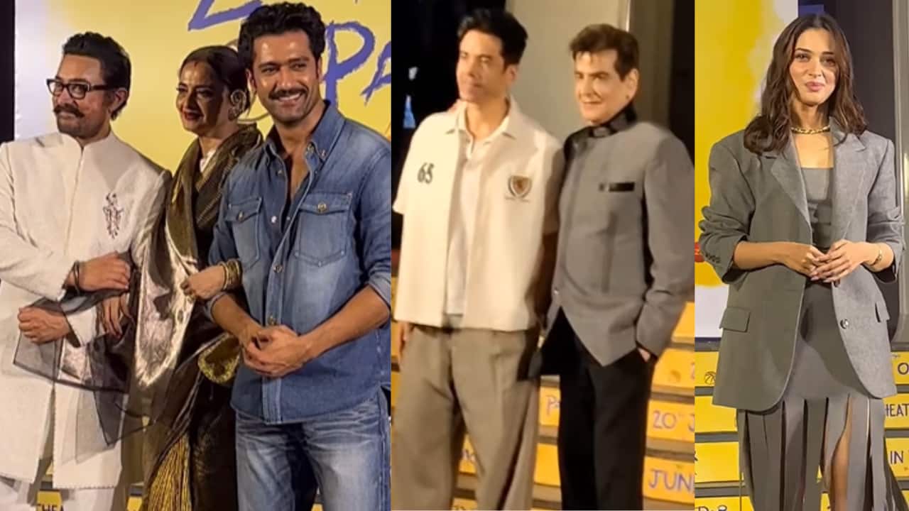 Rekha, Jitendra, Vicky Kaushal, Tamannaah Bhatia and others at Sitaare Zameen Par screening