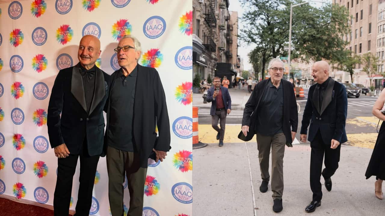 Anupam Kher shares happiness as Robert De Niro attends New York premiere of 'Tanvi The Great'