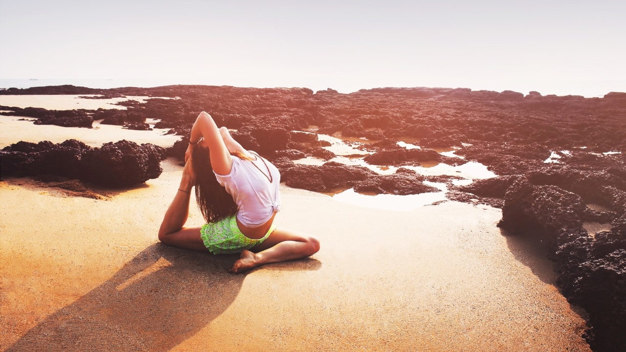 2. Goa – Stillness Beneath the Surface Beyond its festivals and vibrant nightlife, Goa awakens differently at dawn. Along serene beaches like Patnem and Mandrem, yoga flows in sync with ocean tides. At Morjim, Sand Yoga challenges your balance as wind and salt air test your breath. In these quieter corners, yoga becomes elemental—anchored in the rhythm of sea and sky. (Image: Canva) 2. Goa – Stillness Beneath the Surface Beyond its festivals and vibrant nightlife, Goa awakens differently at dawn. Along serene beaches like Patnem and Mandrem, yoga flows in sync with ocean tides. At Morjim, Sand Yoga challenges your balance as wind and salt air test your breath. In these quieter corners, yoga becomes elemental—anchored in the rhythm of sea and sky. (Image: Canva)