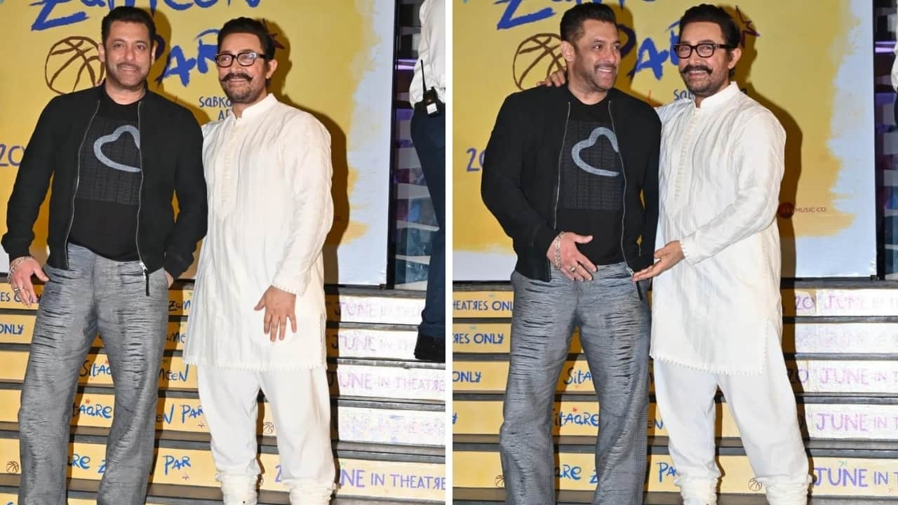 Amir Khan and Salman Khan (Images: @yogenshah_s/Instagram)