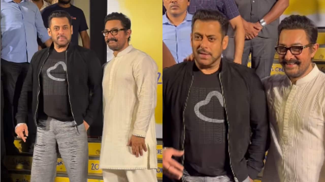 Salman Khan struggles to exit venue amid chaos at Aamir Khan’s Sitaare Zameen Par Screening