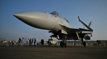 A Chinese-made J-15T carrier-borne fighter jet - Image used for representation purpose.