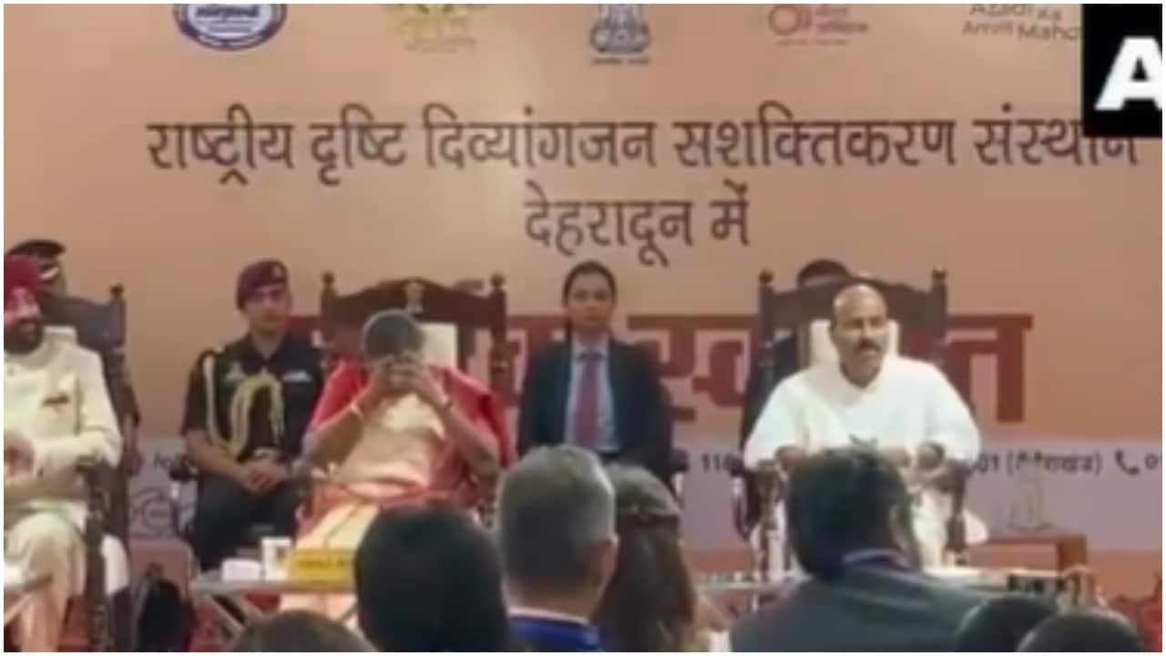 ‘Tu jiye...': President Droupadi Murmu moved to tears as visually impaired students sing birthday song