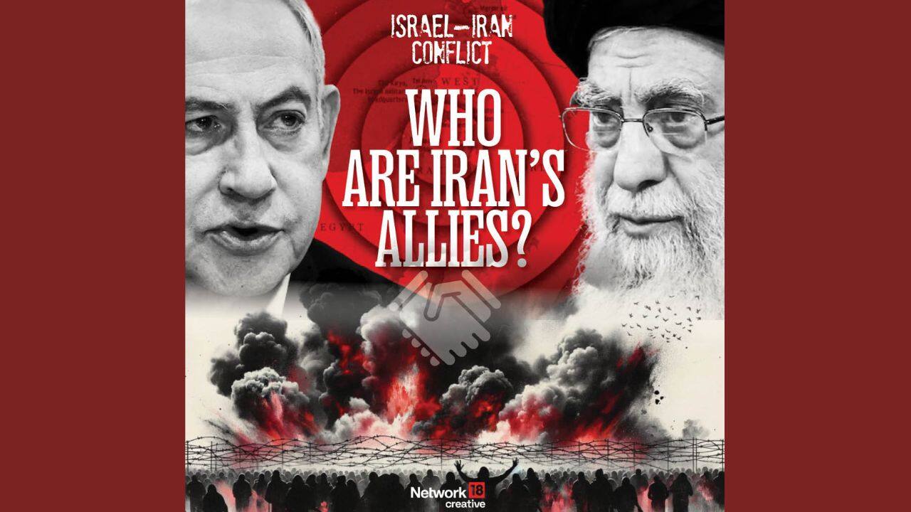 With rising tensions in the Middle East, the United States has voiced strong support for Israel. Here's an overview of Iran's major alliances. (Image: News18 creative)