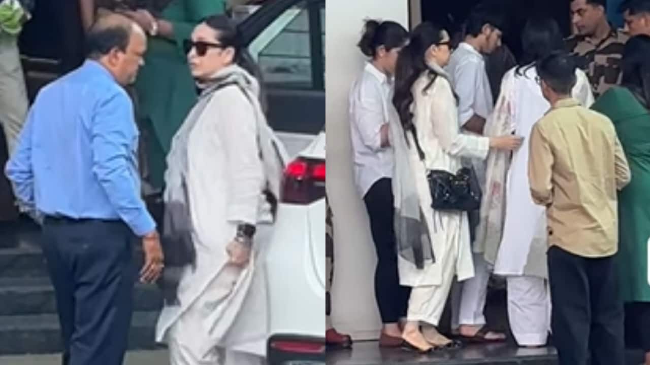 Karisma Kapoor, kids, Kareena Kapoor and Saif Ali Khan jet off to New Delhi for Sunjay Kapur's prayer meet