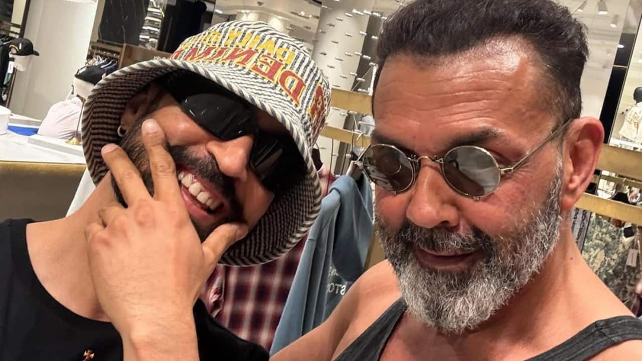 Bobby Deol clicks a selfie with Diljit Dosanjh, writes, "Punjabi Munda Mil Gaya Oye!"