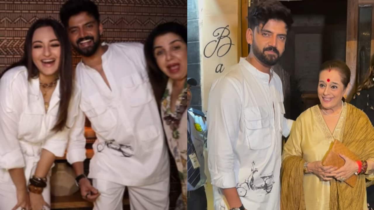 Farah Khan, mom Poonam Sinha at Sonakshi Sinha and Zaheer Iqbal's first wedding anniversary party