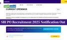 SBI PO Recruitment 2025: Notification Out for 541 Vacancies at sbi.co.in; direct link to apply here