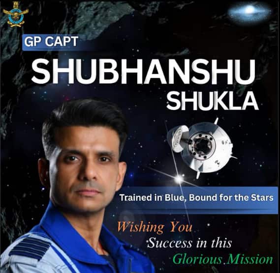 ‘From Skies to Stars’: IAF hails Group Captain Shubhanshu Shukla’s historic space mission