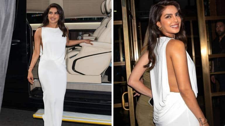 Priyanka Chopra in white (Images: @priyankaonline/Instagram)