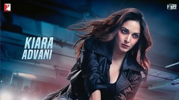 In this poster, Kiara Advani is seen as a fierce and action-ready character from the YRF Spy Universe's upcoming movie War 2.