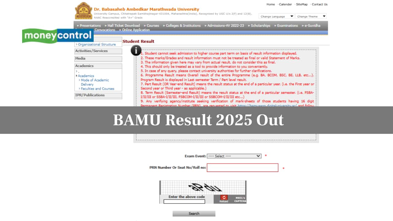 BAMU Result 2025 Out for B.Com courses at bamua.digitaluniversity.ac; direct link here