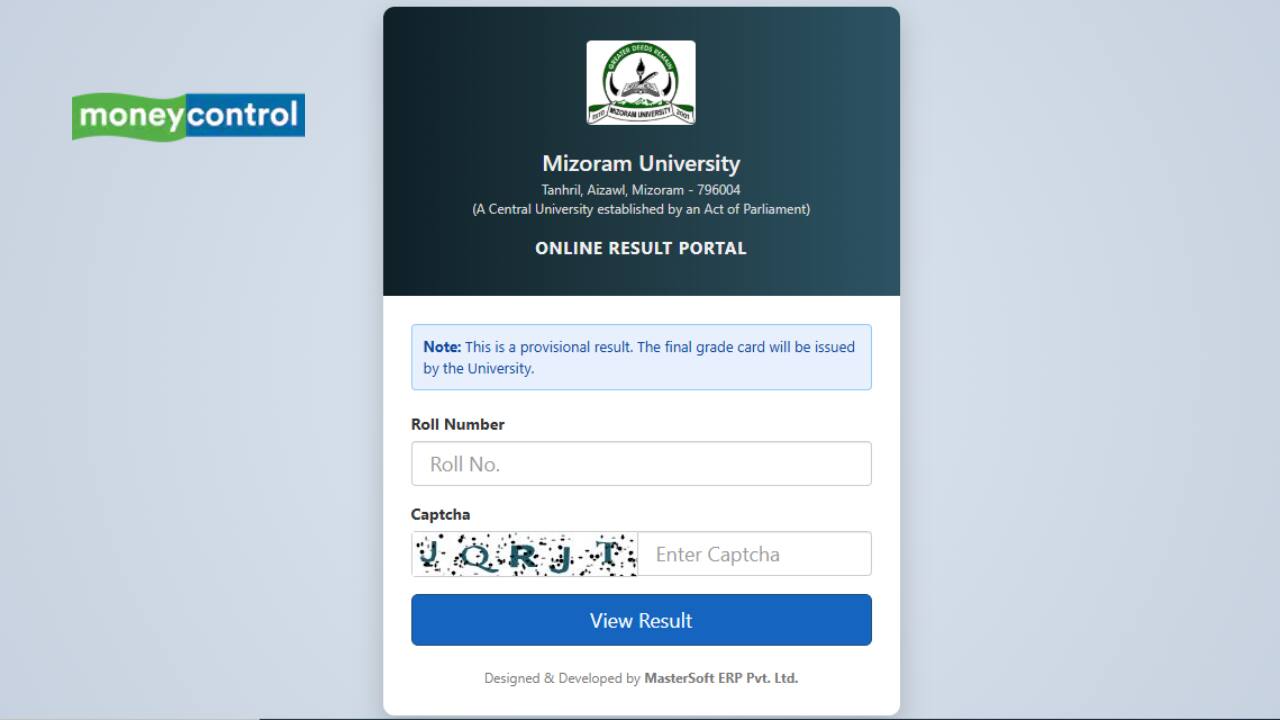 MZU Result 2025 Out for various courses at mzuegov.in; direct link to download here