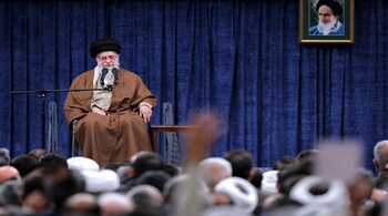 Khamenei said Iran will 'never surrender' to US