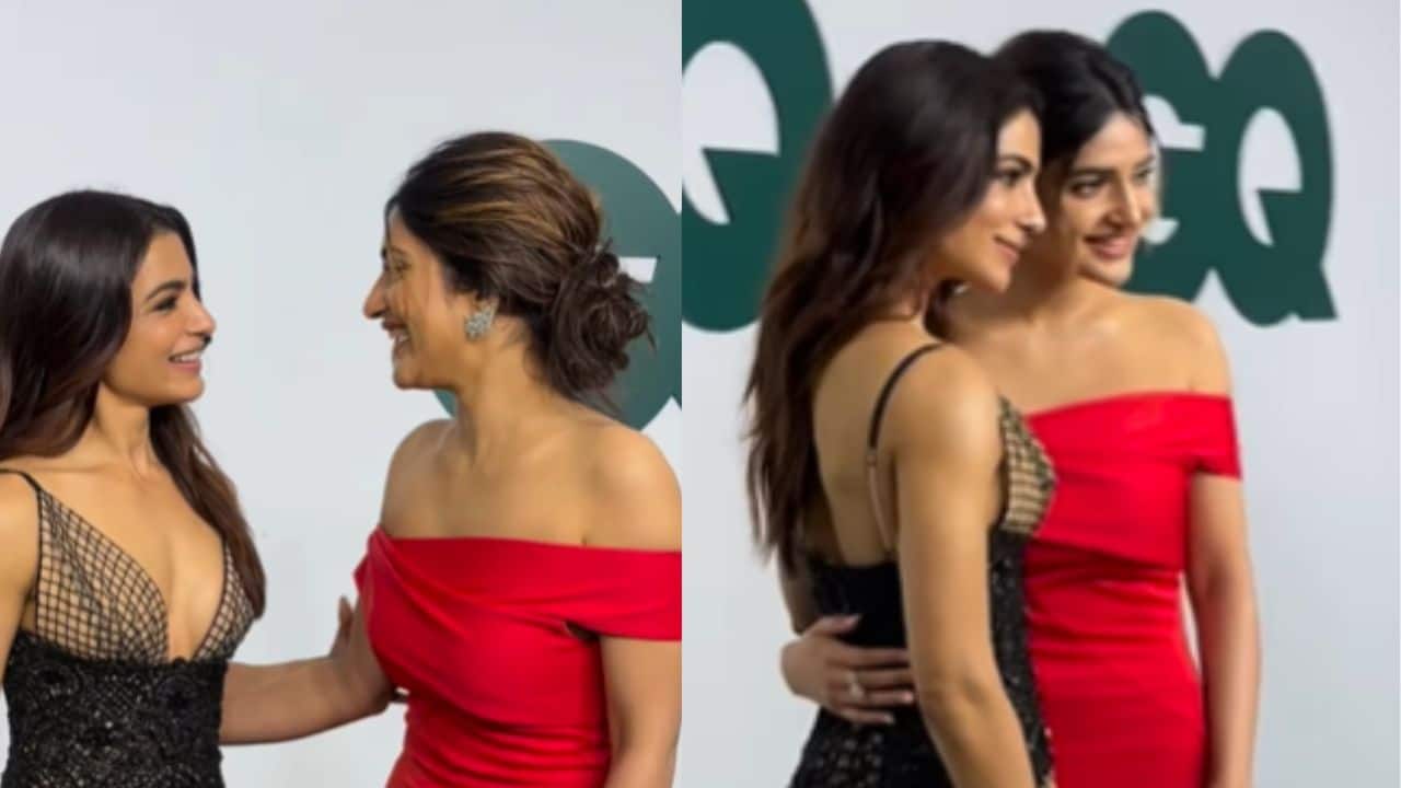 Samantha Ruth Prabhu and Sreeleela recreate Pushpa magic in stylish reunion, watch video