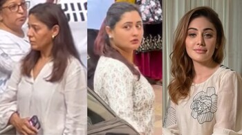 Celebrities and friends attended Shefali Jariwala's last rites