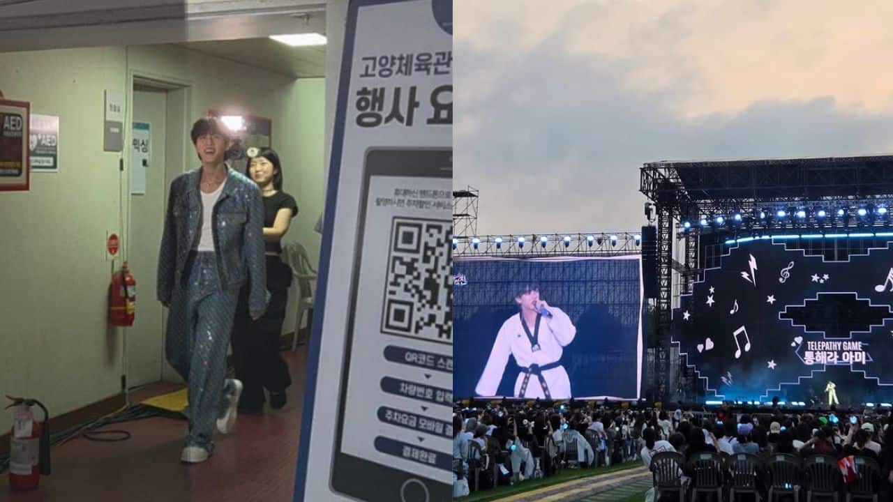 BTS’ Jin kicks off first solo concert as RM, J-Hope and Taehyung cheer and dance along
