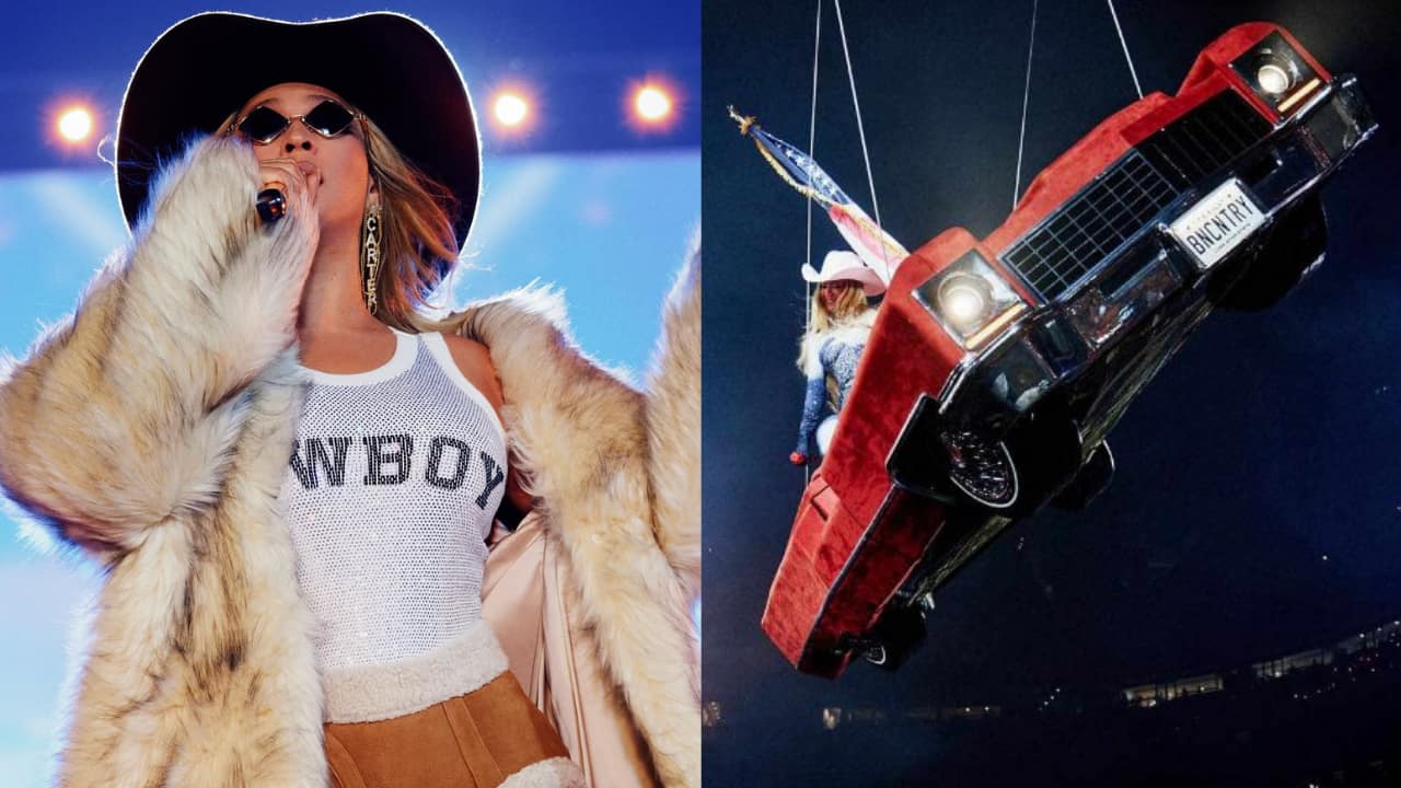 Beyoncé faces car prop mid-air malfunction during her Cowboy Carter tour in Houston