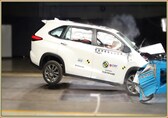 Toyota Innova Hycross scores 5-star safety rating at Bharat NCAP