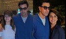 Ranbir Kapoor, Alia Bhatt leave for a family vacation, couple requests paps to avoid clicking daughter Raha