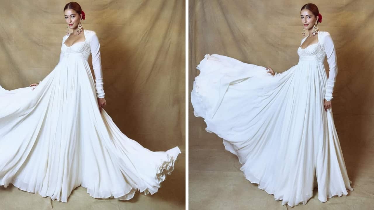 Ananya Panday recreates Rekha’s Umrao Jaan look in a regal Anarkali suit