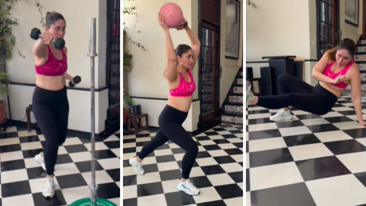 Kareena Kapoor’s home workout is all the fitness inspiration you need: Watch