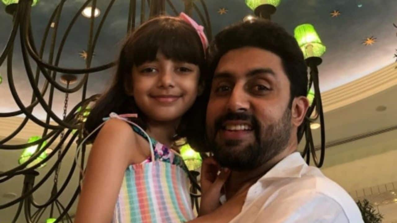 Abhishek Bachchan calls daughter Aaradhya 'most beautiful woman in the world'