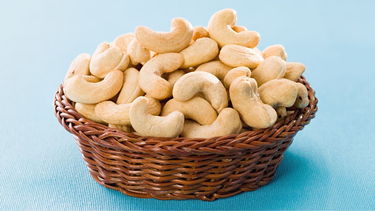 Cashew treats Cashews provide a creamy, satisfying way to increase your daily magnesium intake. Just one ounce of dry roasted cashews contains about 74 mg of magnesium. Besides being a perfect snack on their own, cashews blend beautifully into dairy-free cream sauces or add a delightful richness to stir-fries and curries. Regular consumption supports healthy nerve function, muscle activity, and energy production, making cashews a nutrient-dense choice for both taste and wellness (Image: Canva)