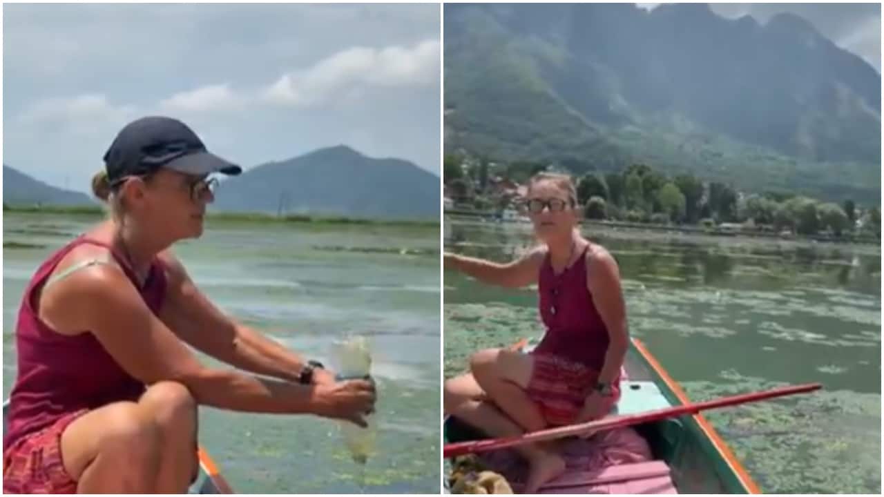 ‘Mother of Dal’: Dutch woman earns praise for cleaning Srinagar’s iconic lake for past 5 years