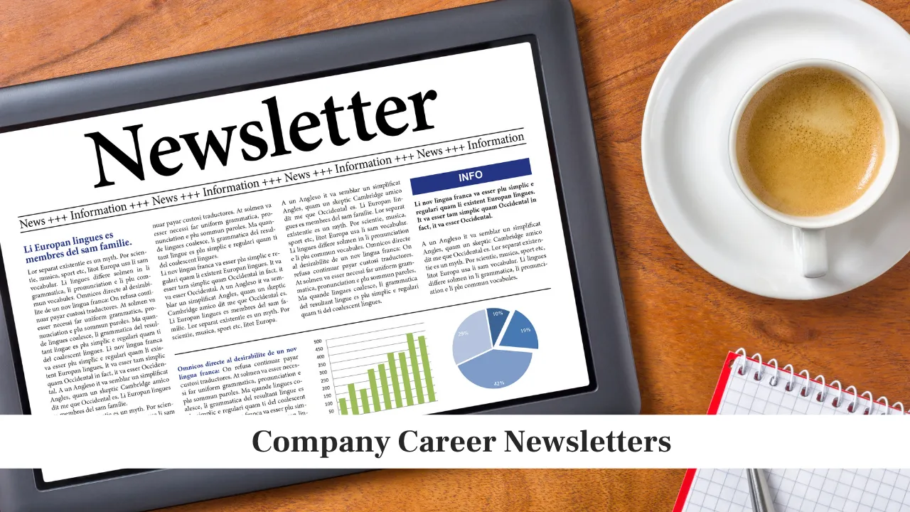 Company Career Newsletters Company Career Newsletters