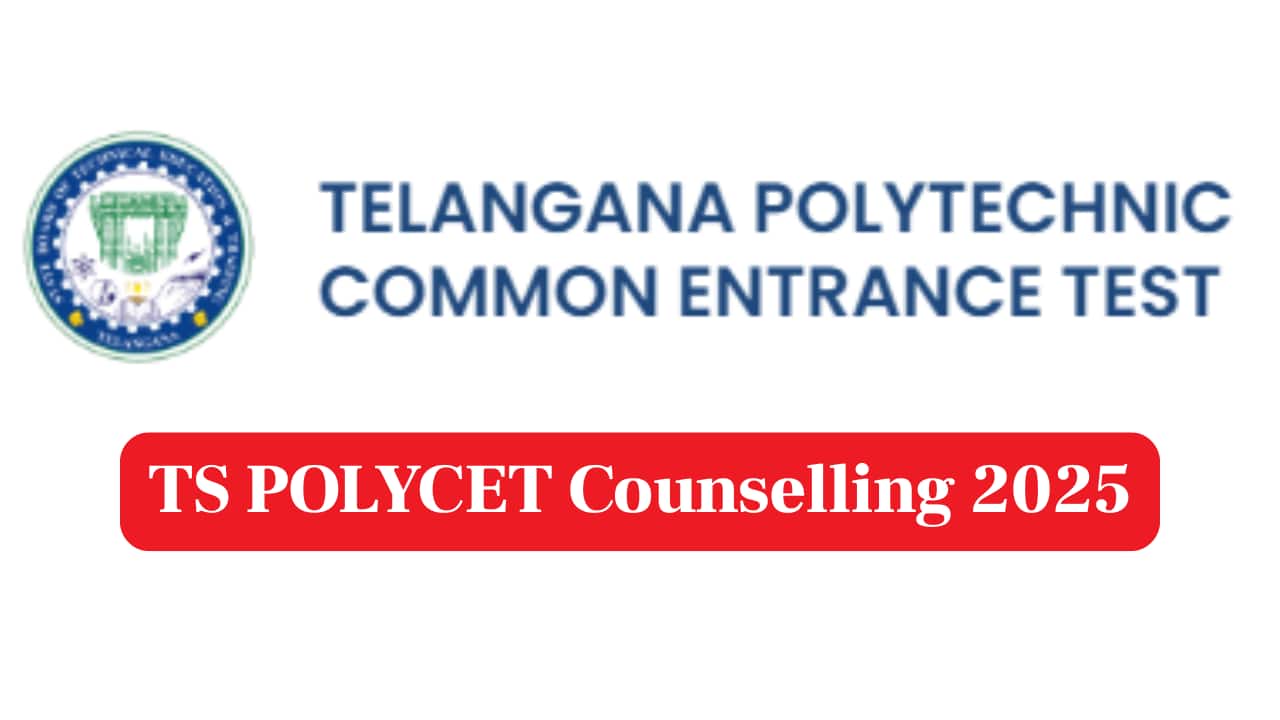 TS POLYCET Counselling 2025 Phase 1 Seat Allotment Results Released at tgpolycet.nic.in, check details here