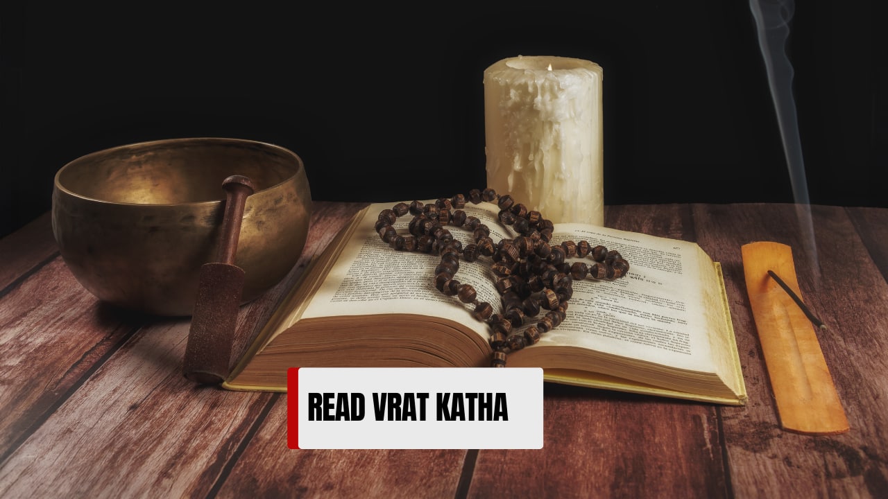 Read or listen to the Sawan Somwar Vrat Katha. This sacred story strengthens devotion and invites Lord Shiva's blessings. (image: canva)
