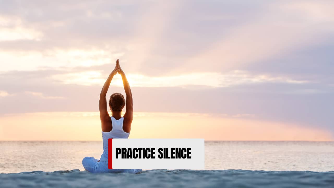 Practice silence and mindfulness. Speak less and think good thoughts. Lord Shiva values inner peace over outer show. (image: canva)