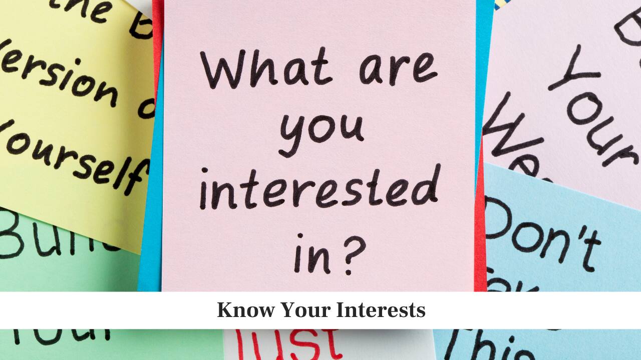 Know Your Interests Know Your Interests