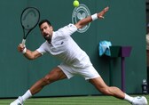 Djokovic hits century to lead veterans into last 16, Krejcikova crashes