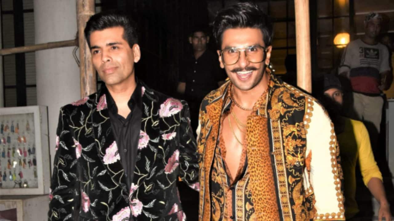 Karan Johar celebrates Ranveer Singh's birthday with a poetic tribute, writes, "Long live the lord of BLING"