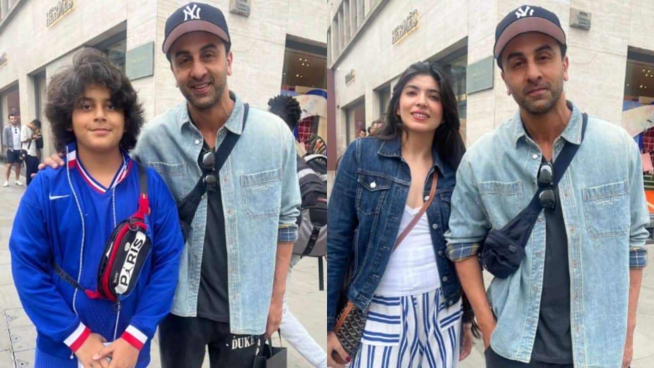 Ranbir Kapoor poses with fans in London amidst vacation With Alia Bhatt and family