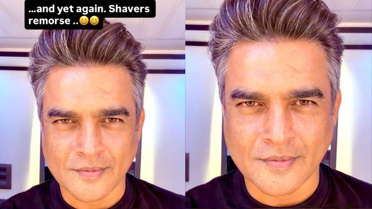 R Madhavan goes clean-shaven, calls It ‘shaver’s remorse’