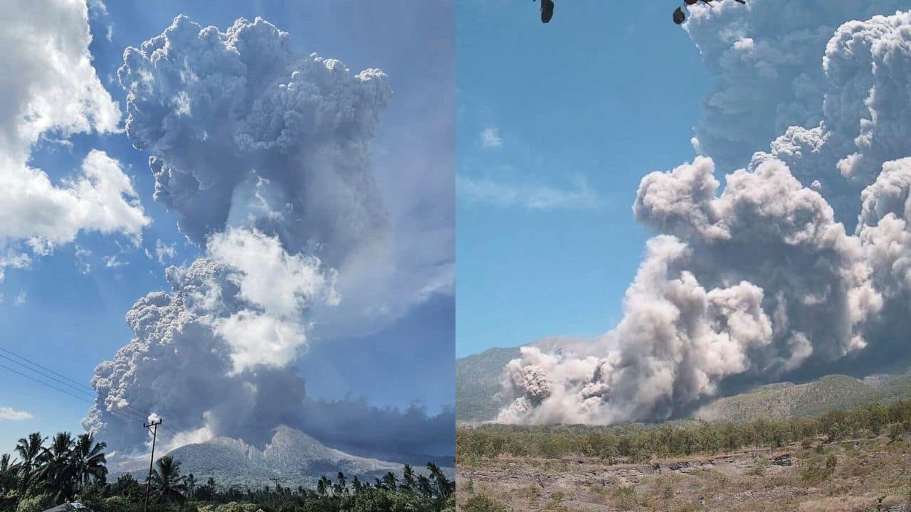Indonesia's Mount Lewotobi Laki-Laki erupts again, sends ash 18 km high into the sky