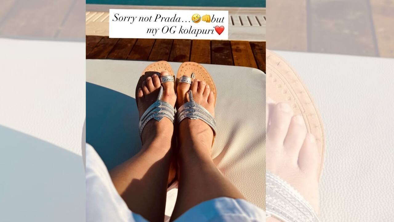 Kareena Kapoor flaunts ‘OG Kolhapuri’ chappals in Greece amid Prada controversy
