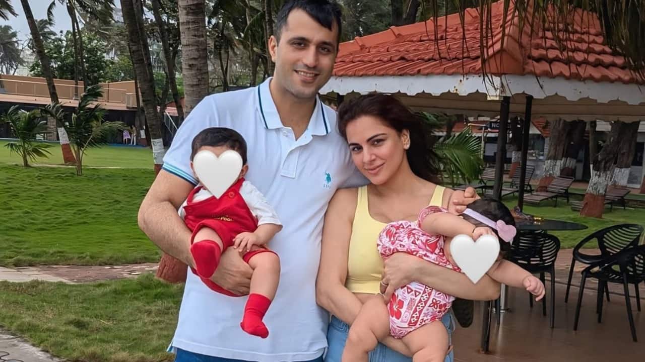 Shraddha Arya’s picture perfect ‘Family Moments’ with husband and their twins