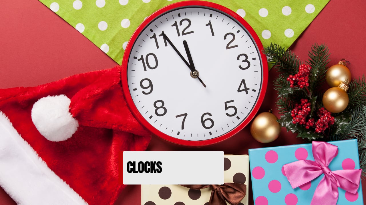 Clocks represent time running out. Gifting them can hint at limited time or endings. Avoid to protect good fortune. (image: canva)