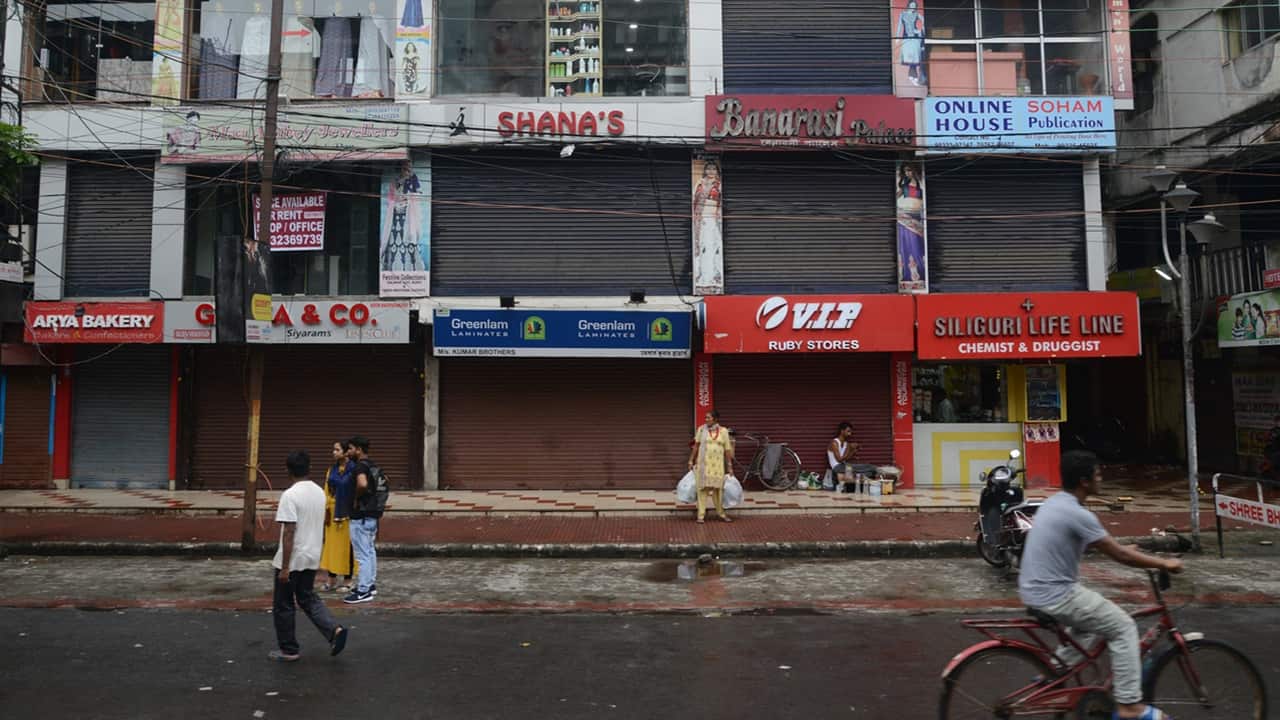 For the past few years, labour organisations in India have been protesting against the privatisation of state-run companies and the policies of contractorisation and casualisation of workforce&quot;. Photo: AFP