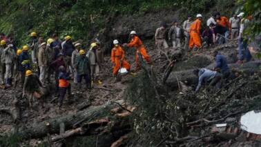 A search operation was underway to trace about 30 people who went missing in Kangra, Chamba, Shimla and Mandi districts, Independent reported. (Photo: airnewsalerts/Twitter)