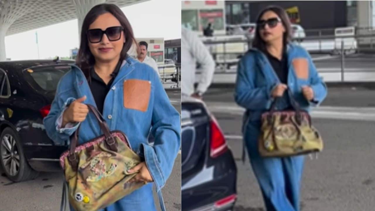 Rani Mukerji turns heads at the airport with nearly Rs 10 Lakh Chanel bag, watch video