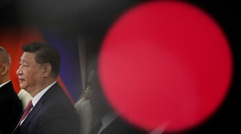 China's President Xi Jinping attends a meeting with his Russian counterpart at the Kremlin in Moscow on May 8, 2025. (Photo by Pavel Bednyakov / POOL / AFP)