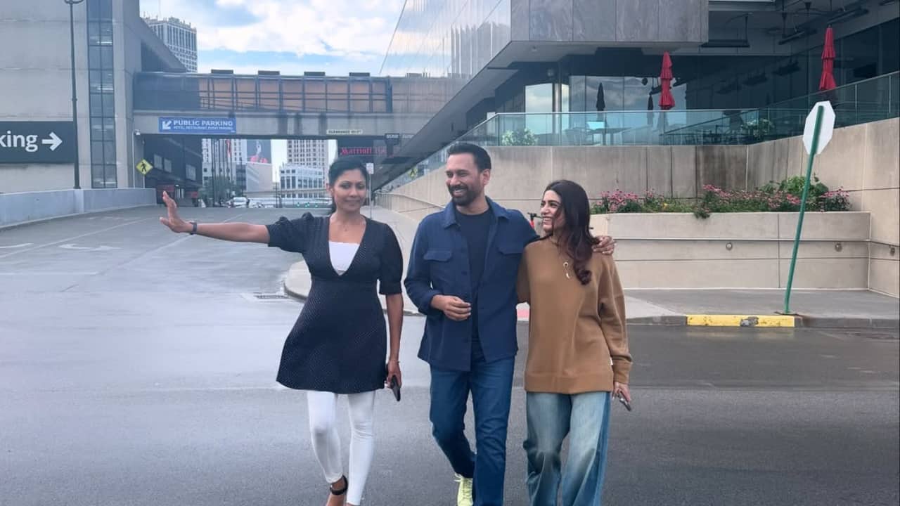 Samantha Ruth Prabhu, Raj Nidimoru hold hands as they take a stroll on the streets of Detroit, fuel dating rumours